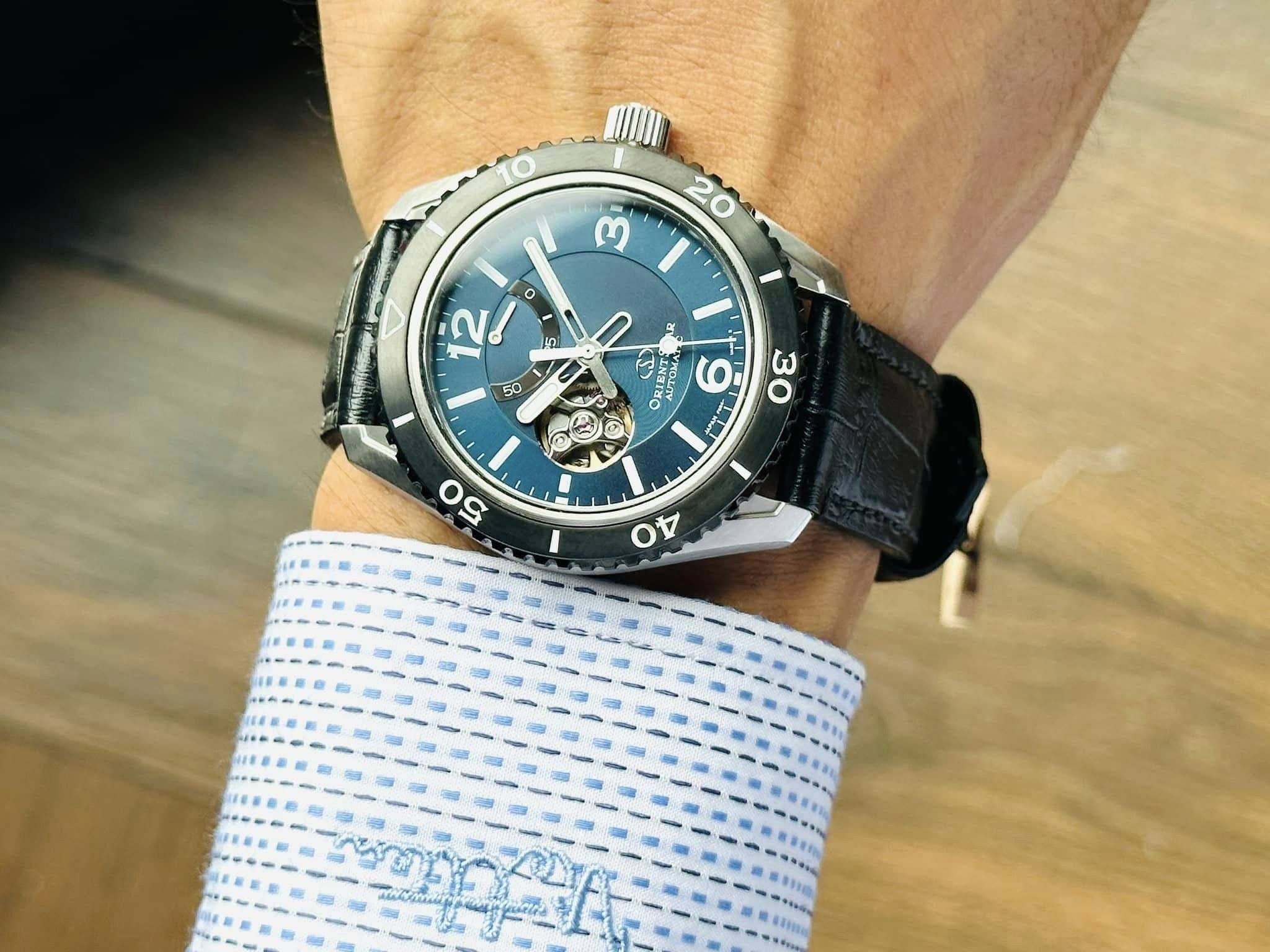 ORIENT STAR SEMI SKELETON RK-AT0104E