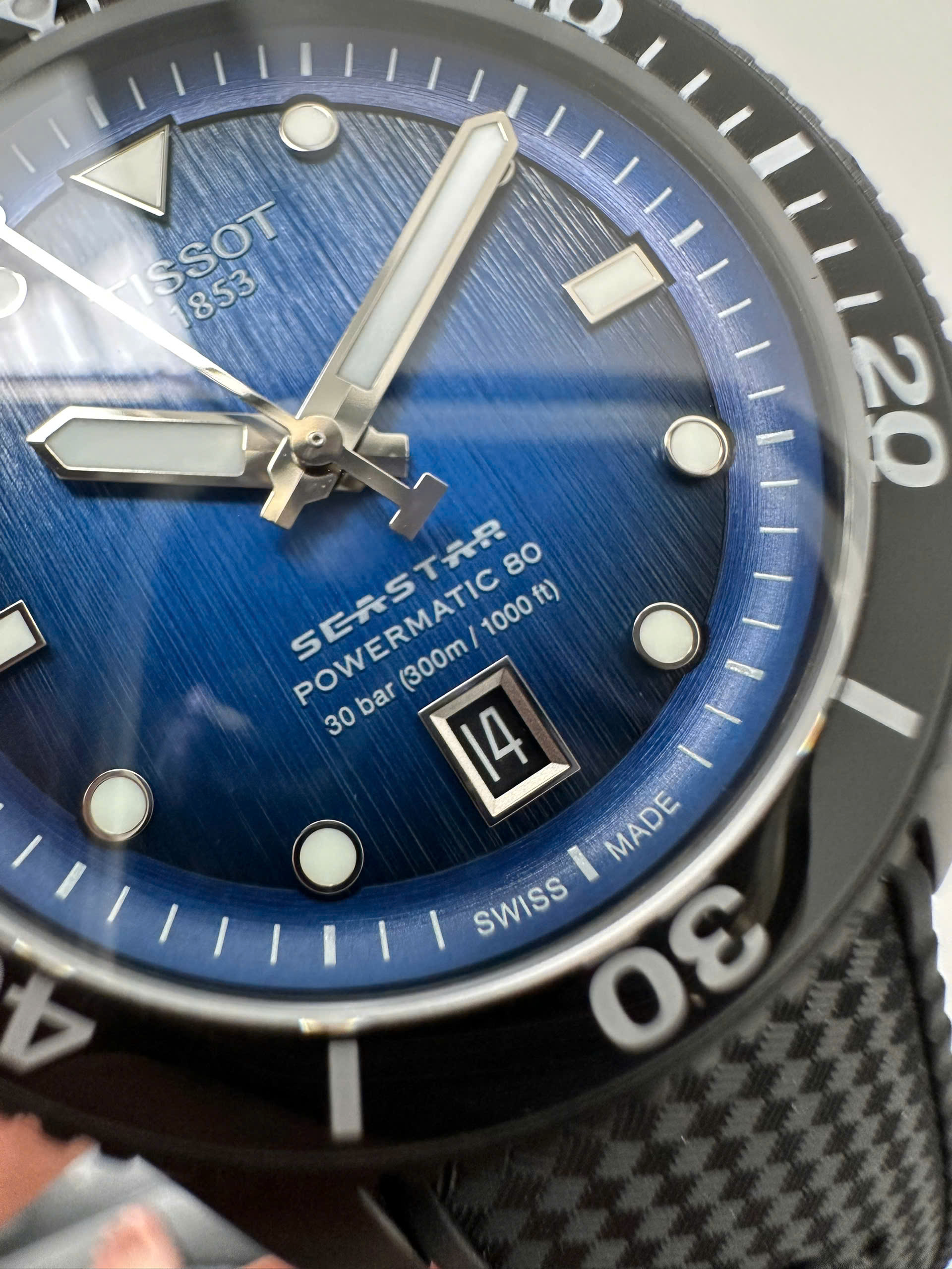 Tissot Seastar 1000 T120.807.37.041.00 Powermatic 80 Watch 40mm - Ảnh 5