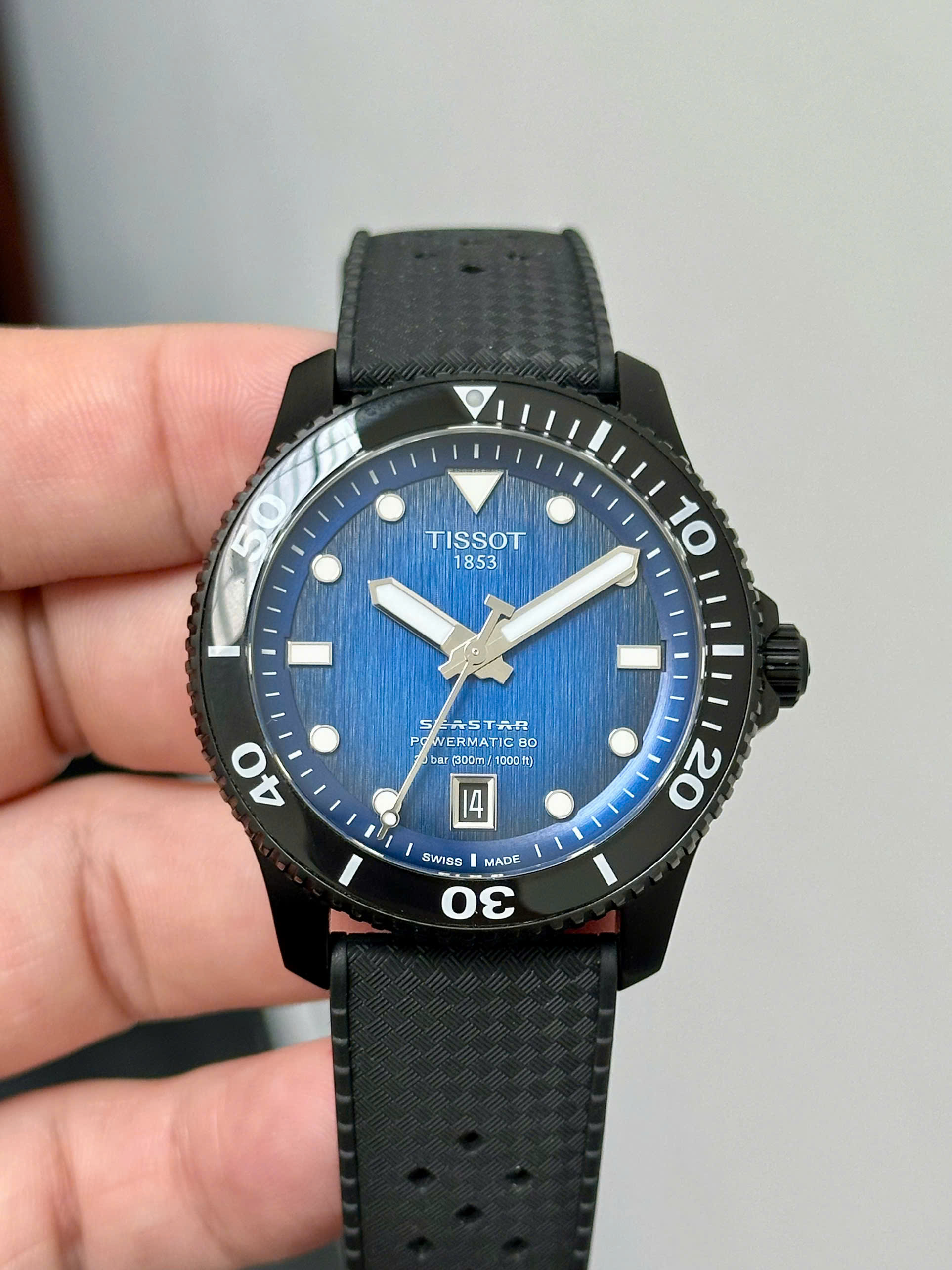 Tissot Seastar 1000 T120.807.37.041.00 Powermatic 80 Watch 40mm - Ảnh 2