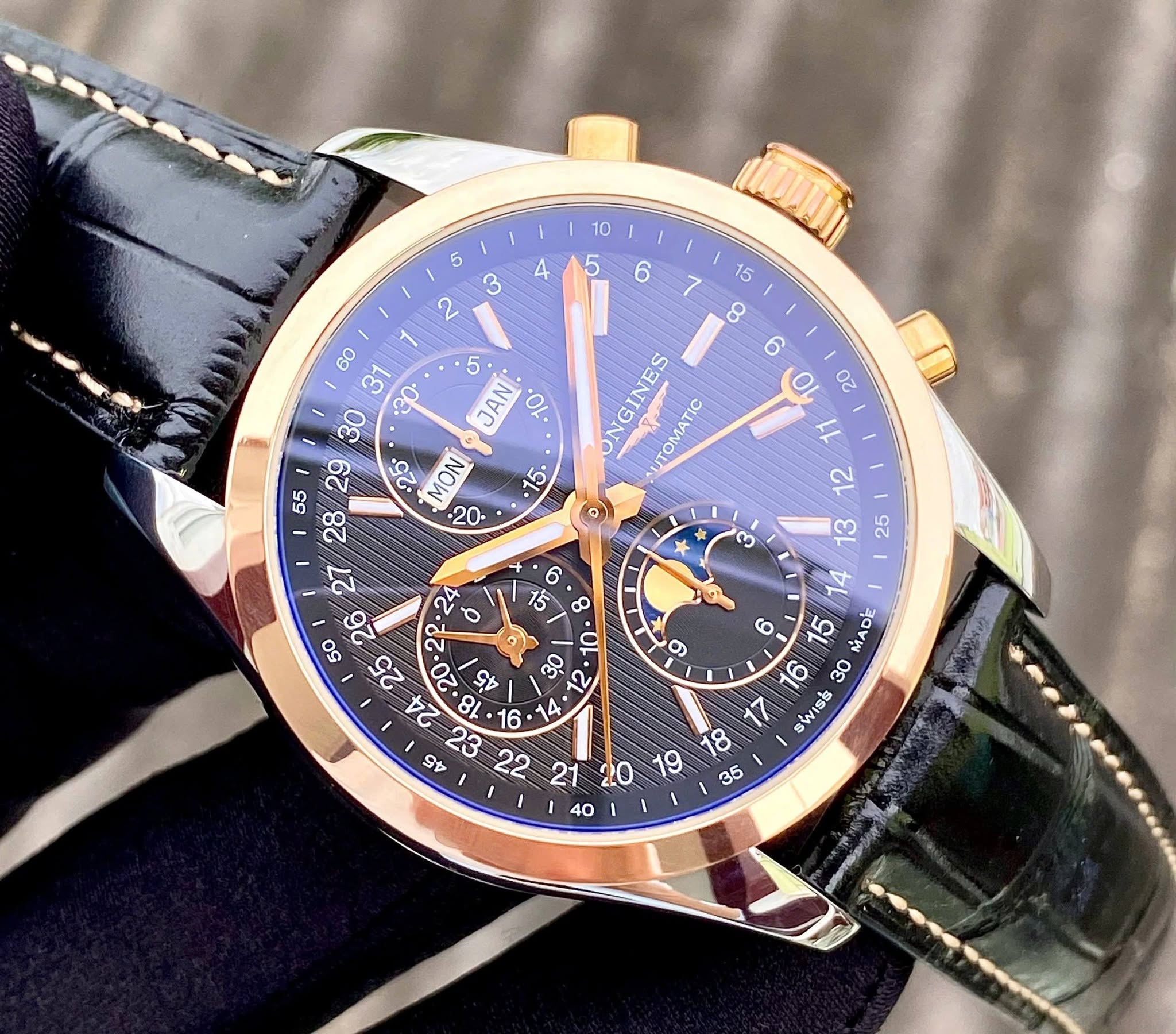 Longines Conquest Classic Moonphase L2.798.5.52.3 (L27985523) - Ảnh 5