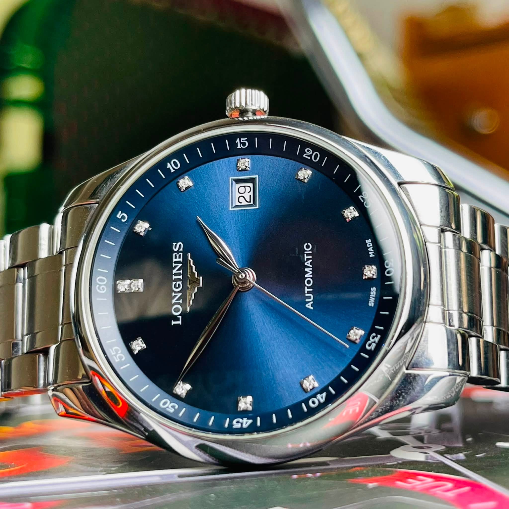 Longines Master Collection Blue Diamond 40mm (lướt) - Ảnh 4
